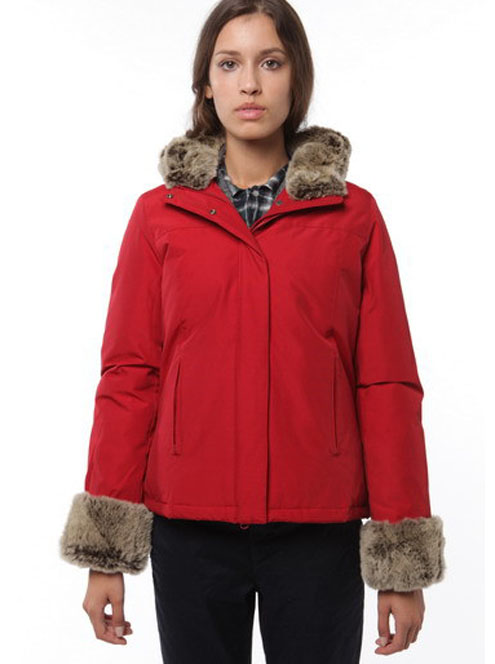 Woolrich New Boulder Parka Donne RED